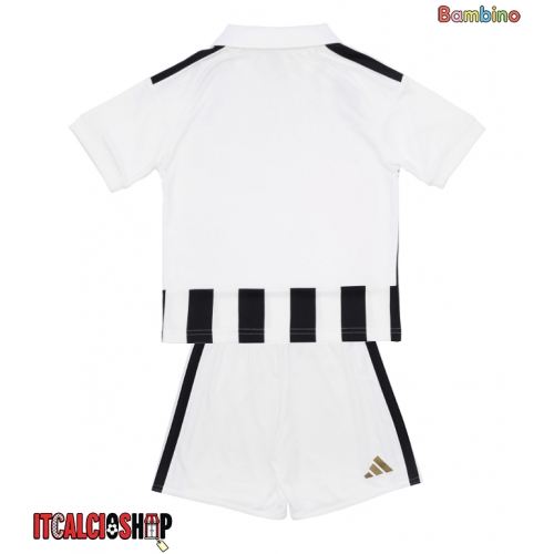 Juventus Prima Maglia Bambino 2026-27 Manica Corta (+ Pantaloni corti)